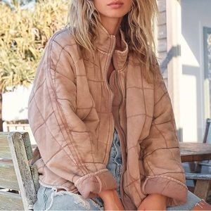 Free People Dolman Quilted Jacket